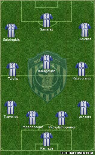GS Niki Volou Formation 2013
