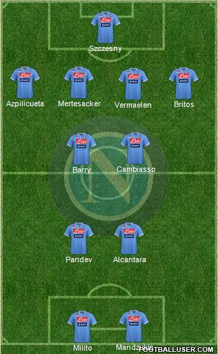 Napoli Formation 2013