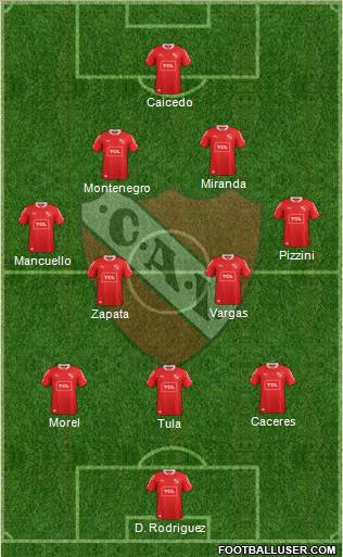 Independiente Formation 2013