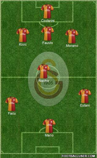 Galatasaray SK Formation 2013