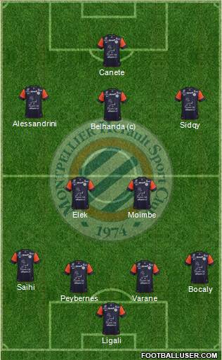 Montpellier Hérault Sport Club Formation 2013