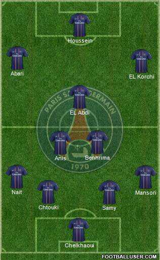 Paris Saint-Germain Formation 2013