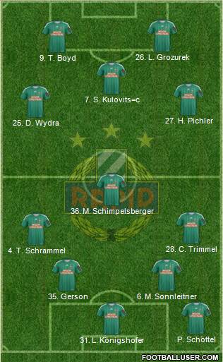 SK Rapid Wien Formation 2013
