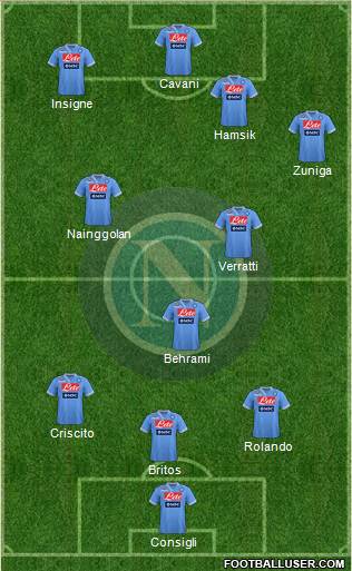 Napoli Formation 2013