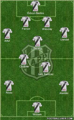 AA Ponte Preta Formation 2013