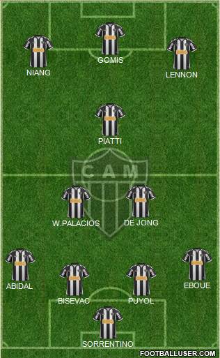 C Atlético Mineiro Formation 2013