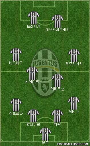 Juventus Formation 2013