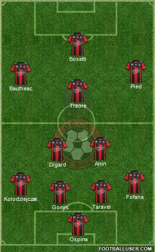 OGC Nice Côte d'Azur Formation 2013