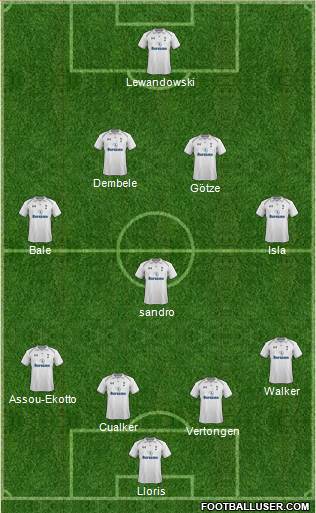Tottenham Hotspur Formation 2013