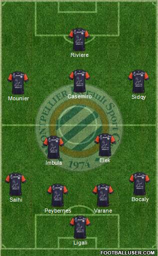 Montpellier Hérault Sport Club Formation 2013