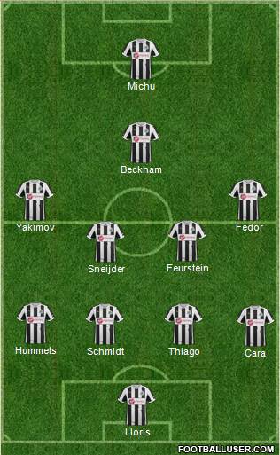 Newcastle United Formation 2013