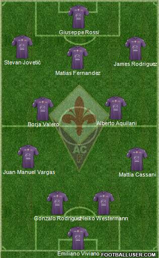 Fiorentina Formation 2013