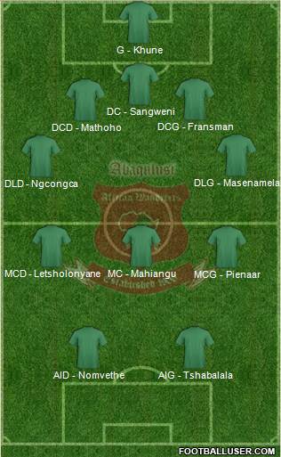 African Wanderers Formation 2013