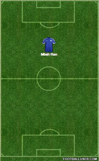 Israel football formation