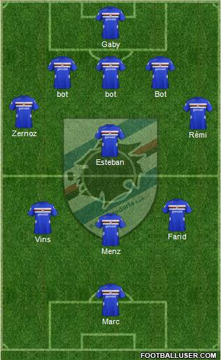 Sampdoria Formation 2013