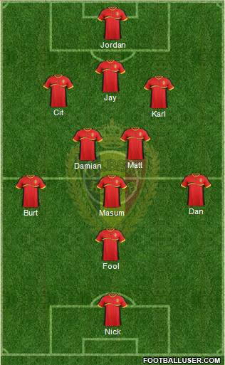 Belgium Formation 2013