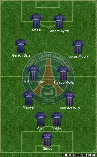 Paris Saint-Germain Formation 2013
