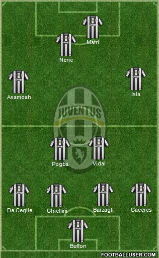 Juventus Formation 2013