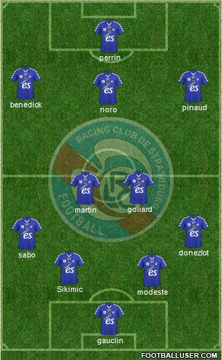 Racing Club de Strasbourg-Football Formation 2013