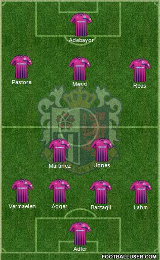 Cerezo Osaka football formation