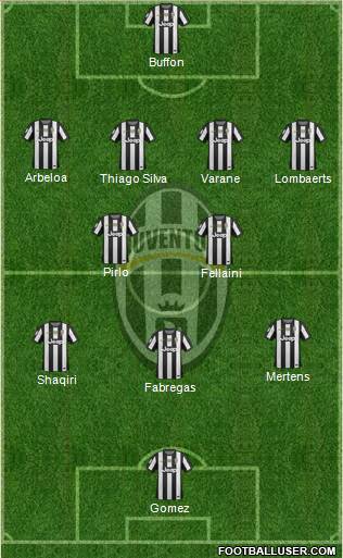 Juventus Formation 2013