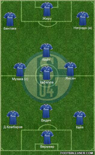 FC Schalke 04 Formation 2013