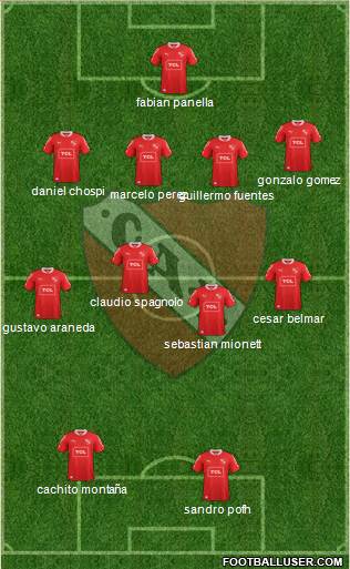 Independiente Formation 2013
