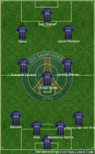 Paris Saint-Germain Formation 2013