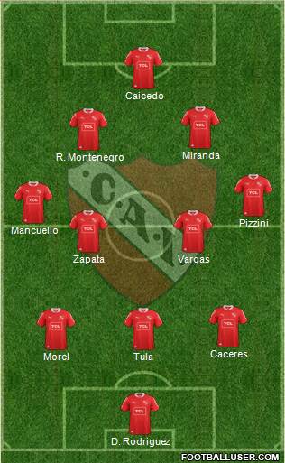 Independiente Formation 2013
