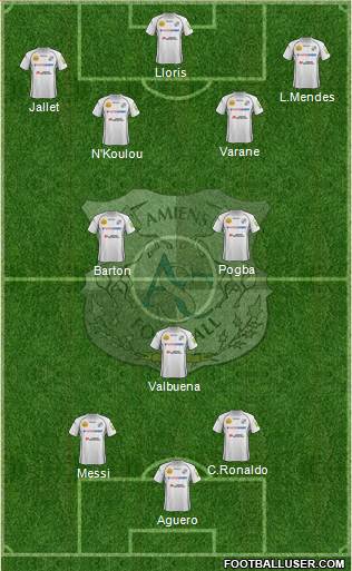 Amiens Sporting Club Football Formation 2013