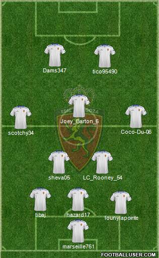 R. Zaragoza S.A.D. Formation 2013
