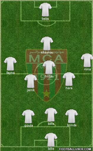 Mouloudia Club d'Alger Formation 2013