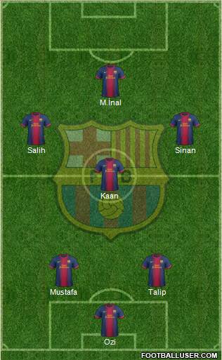 F.C. Barcelona Formation 2013