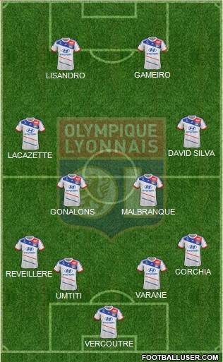 Olympique Lyonnais Formation 2013
