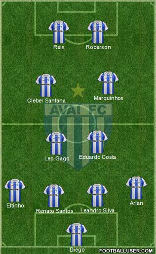Avaí FC Formation 2013