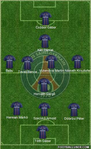 Paris Saint-Germain Formation 2013