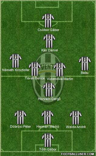 Juventus Formation 2013