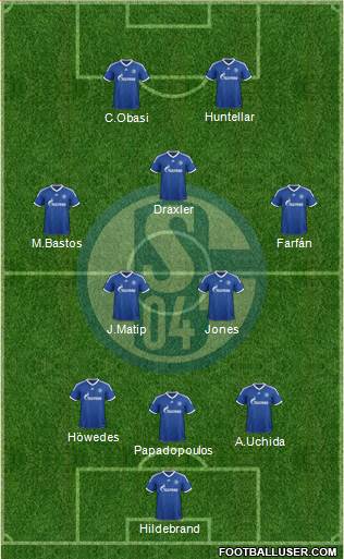 FC Schalke 04 Formation 2013