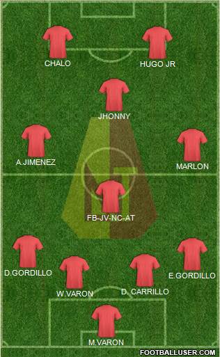 CC Deportes Tolima Formation 2013