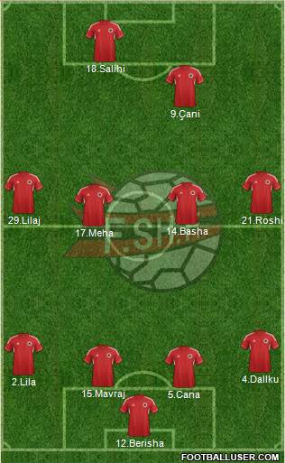 Albania Formation 2013