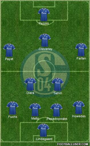 FC Schalke 04 Formation 2013