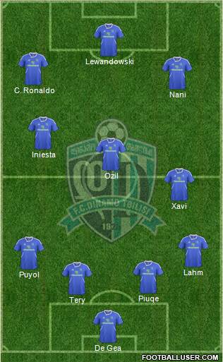 Dinamo Tbilisi Formation 2013
