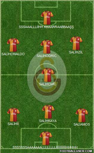 Galatasaray SK Formation 2013
