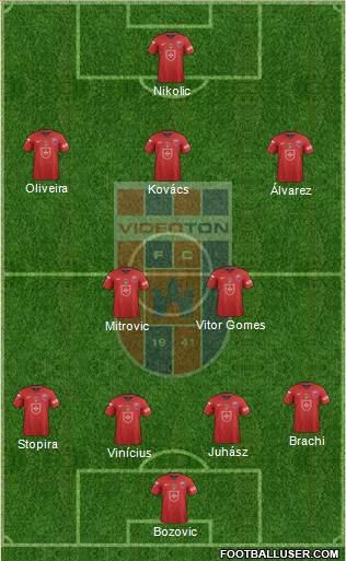 FC Fehérvár Formation 2013