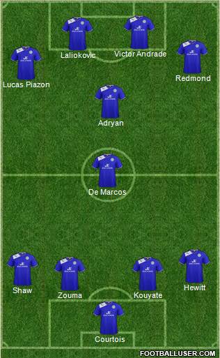 Leicester City Formation 2013