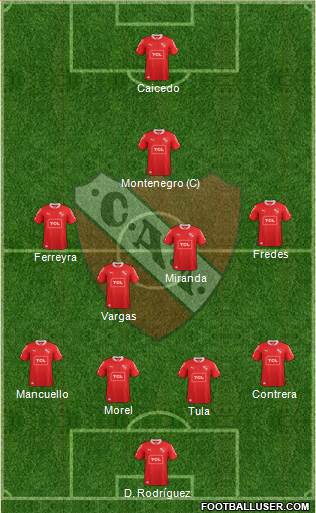 Independiente Formation 2013