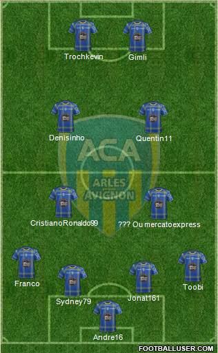 Athlétic Club Arles-Avignon football formation