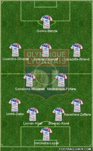 Olympique Lyonnais Formation 2013