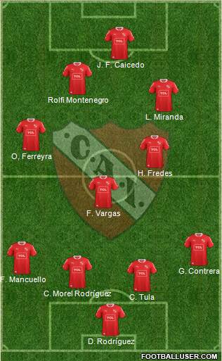 Independiente Formation 2013