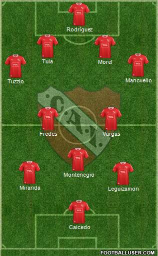 Independiente Formation 2013